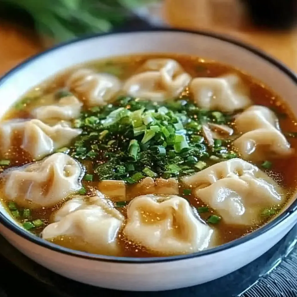 receita de sopa de wonton