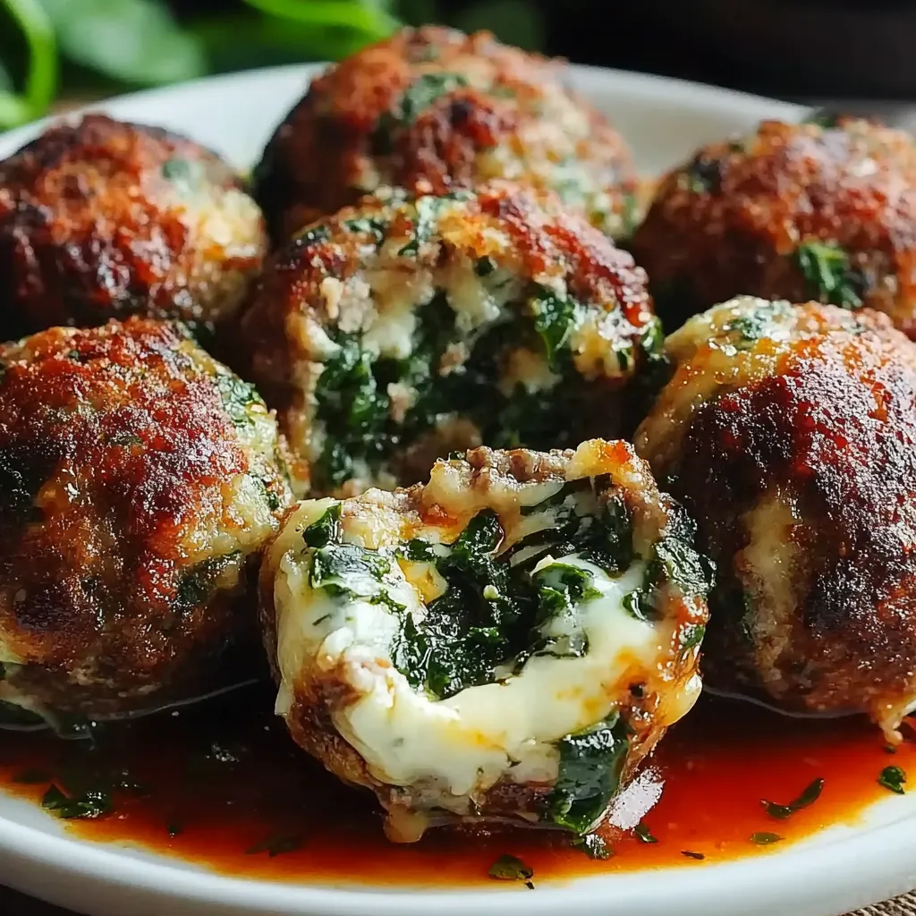 almôndegas recheadas com queijo
