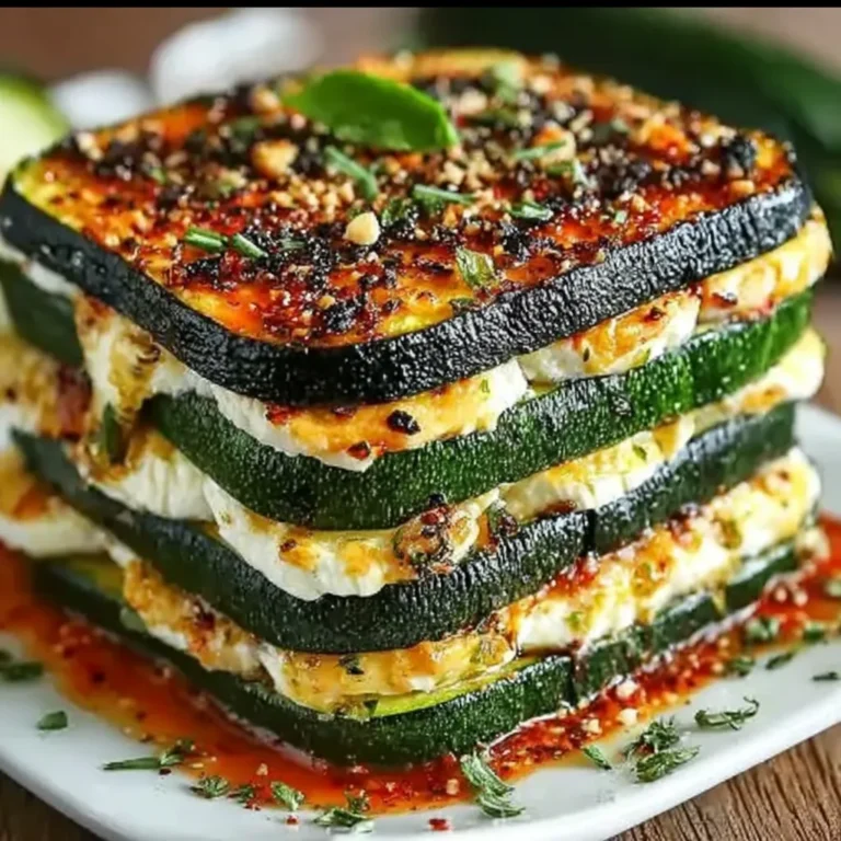 Abobrinhas Gratinadas com Ricota e Molho Marinara